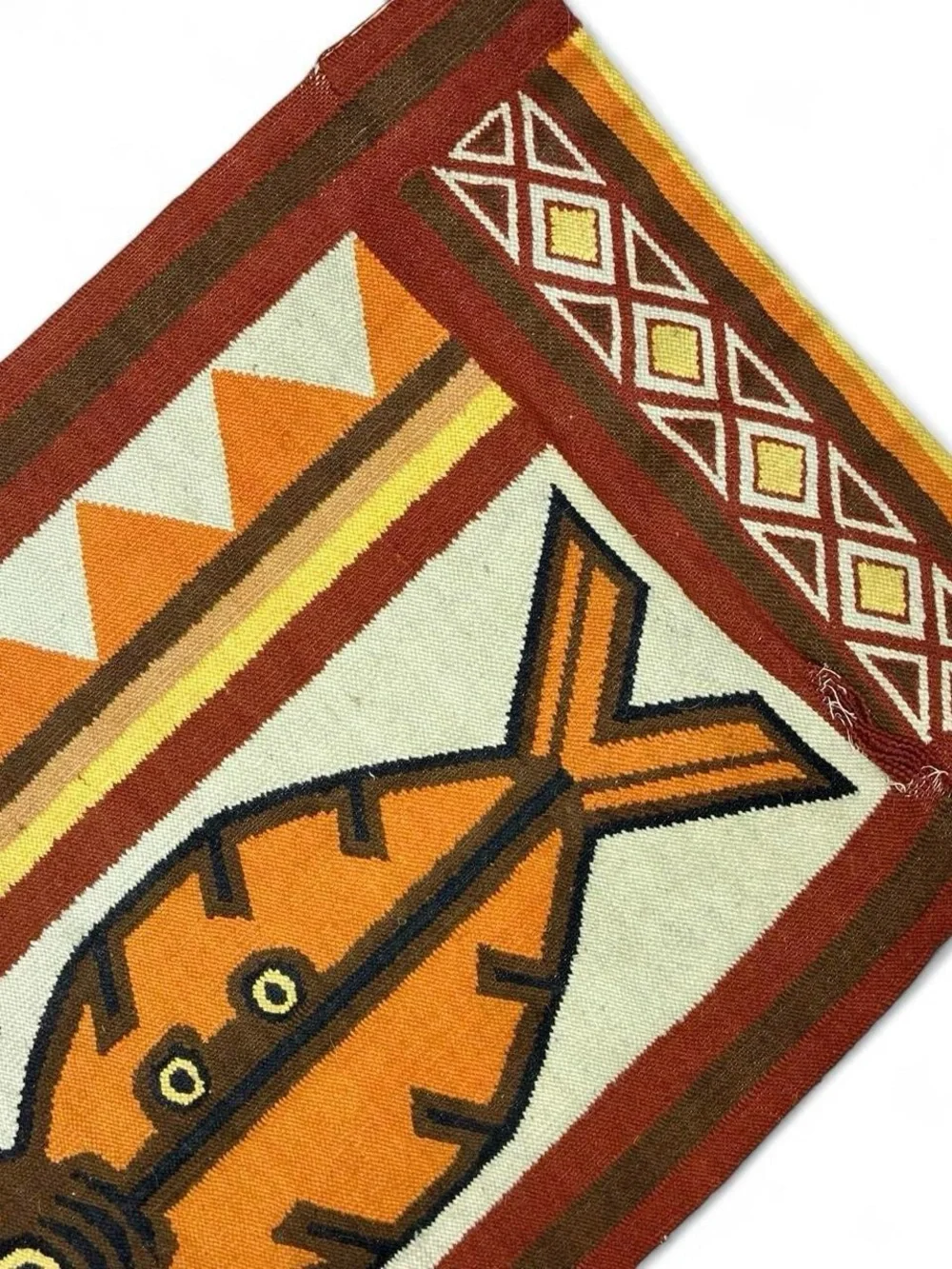 Vintage Tribal Fish Cabin Coastal Bohemian Wall Hanging Tapestry